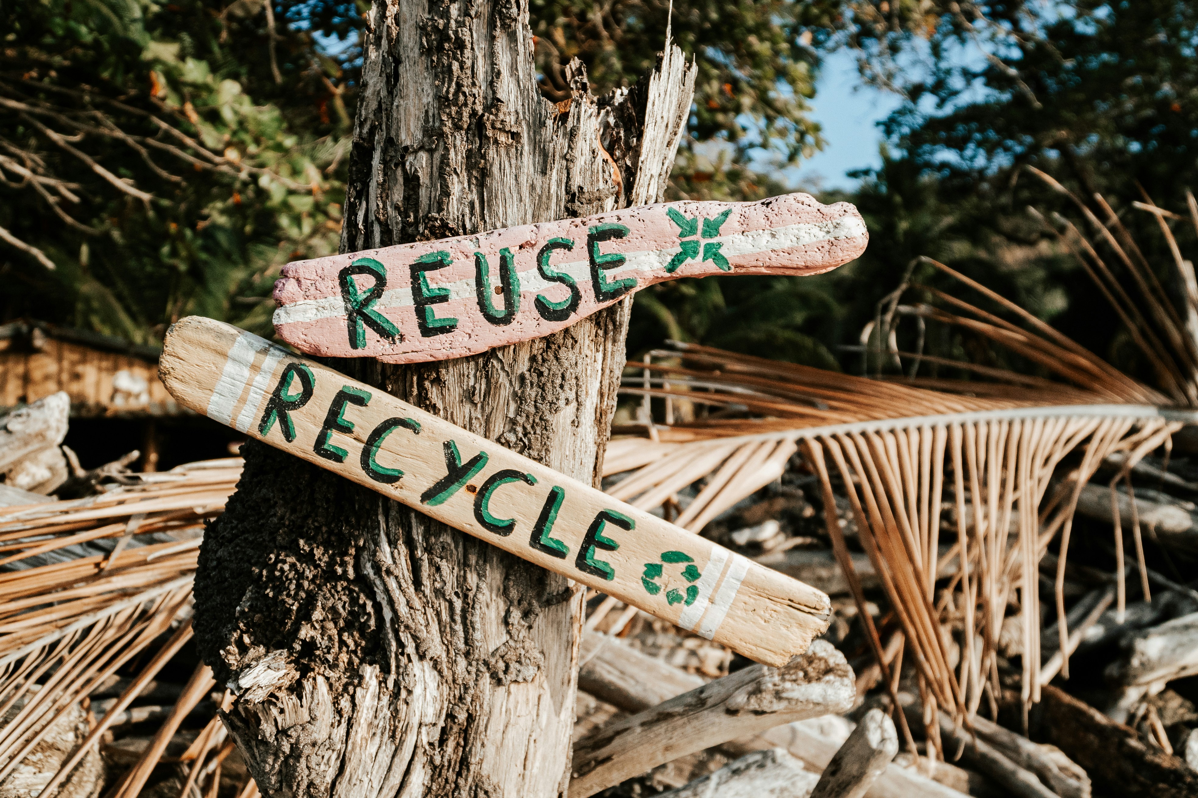Planeta Ziemia z recyklingiem